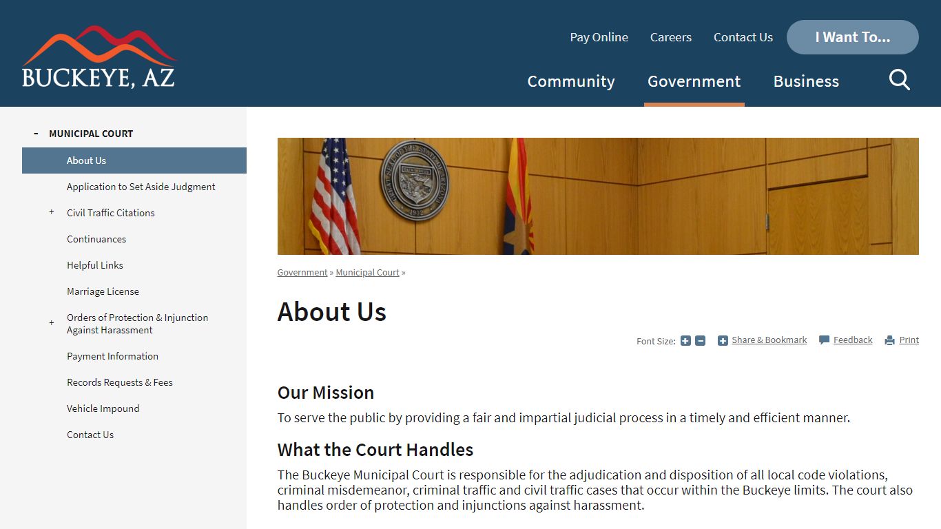 About Us | City of Buckeye